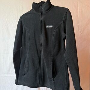 Columbia Black Full-Zip Utility Fleece Jacket